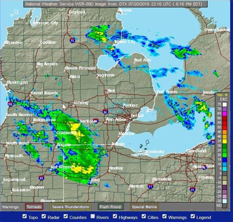 Weather forecasts for today and tomorrow are shown in detail every hour. . Ann arbor mi radar